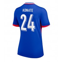 Echipament fotbal Franţa Ibrahima Konate #24 Tricou Acasa European 2024 pentru femei maneca scurta